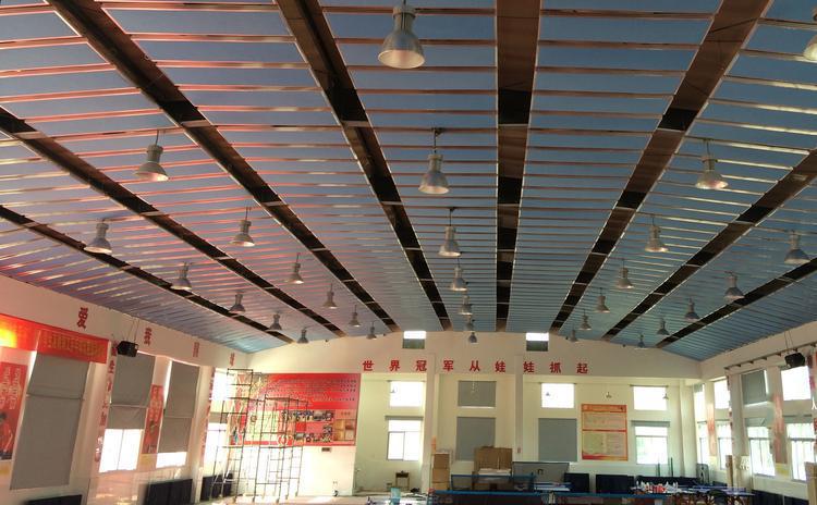 福建泉州學校體育館空間吸聲體聲學工程