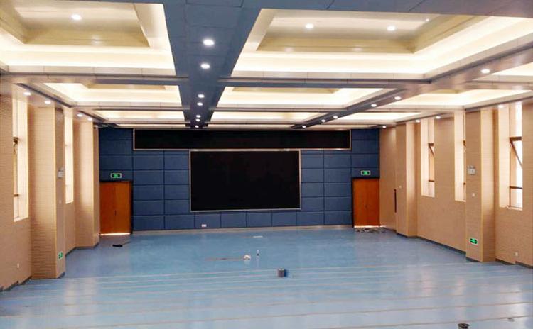 四川綿陽報告廳木條吸音板聲學工程