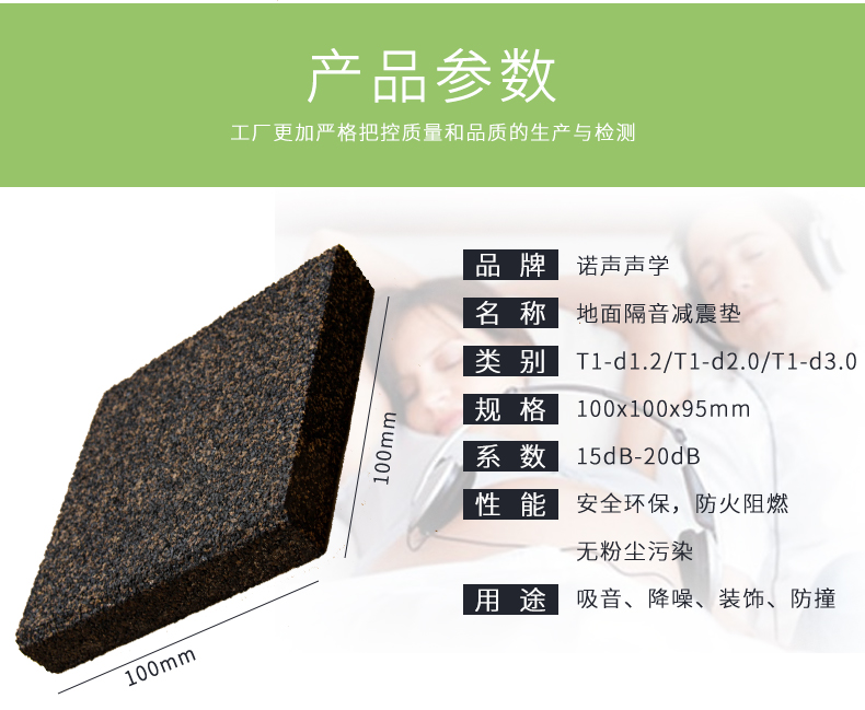 隔音墊參數(shù)