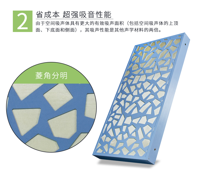 空間吸聲體特點2